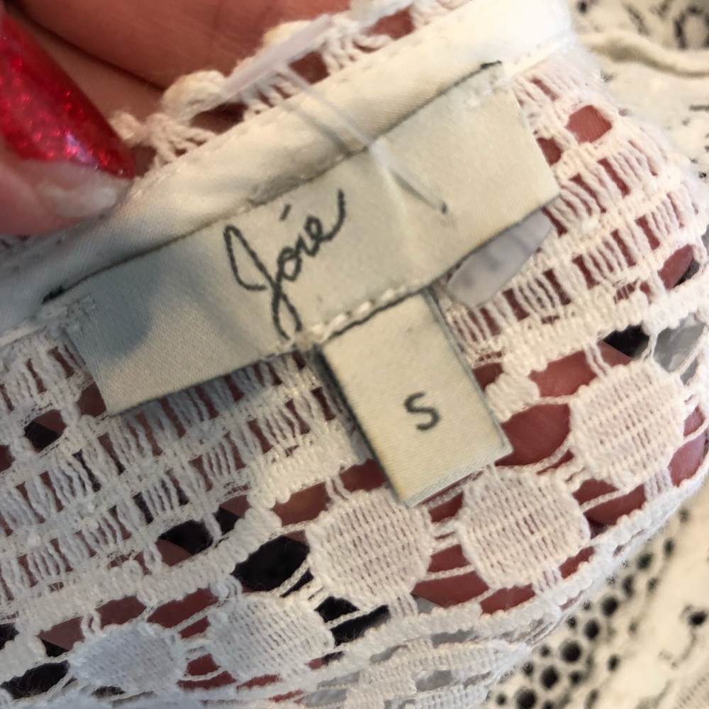 Joie cream lace top size small - Picture 6 of 7